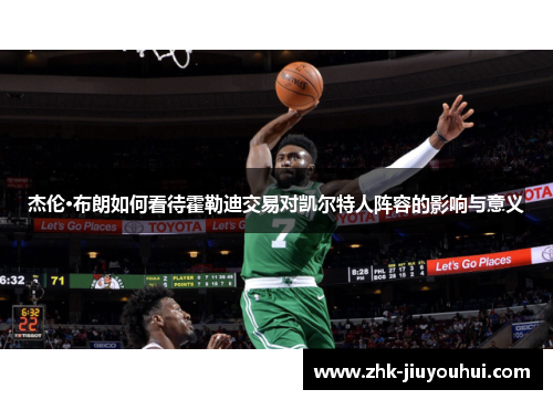 杰伦·布朗如何看待霍勒迪交易对凯尔特人阵容的影响与意义